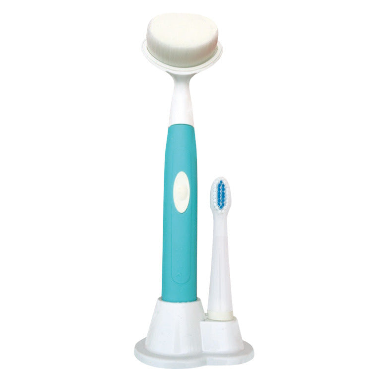 Dry battery face wash sonic electric toothbrush