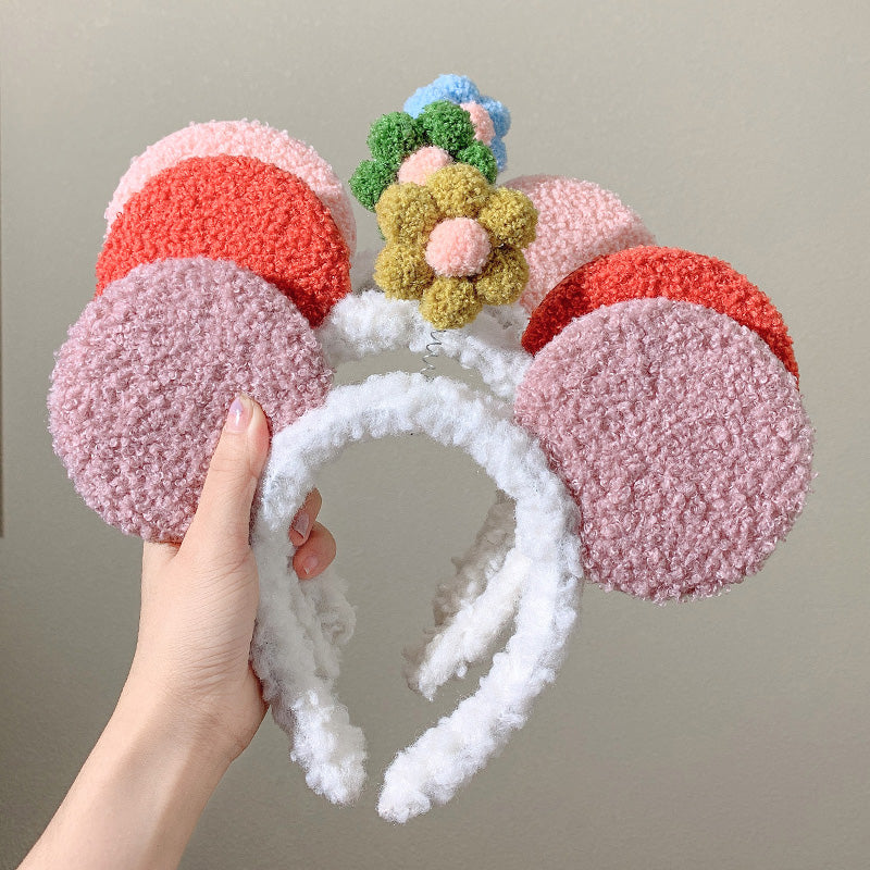 Cute female face wash hair band