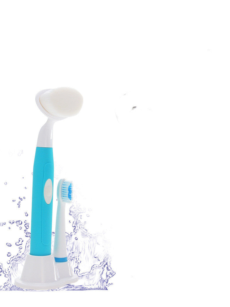 Dry battery face wash sonic electric toothbrush
