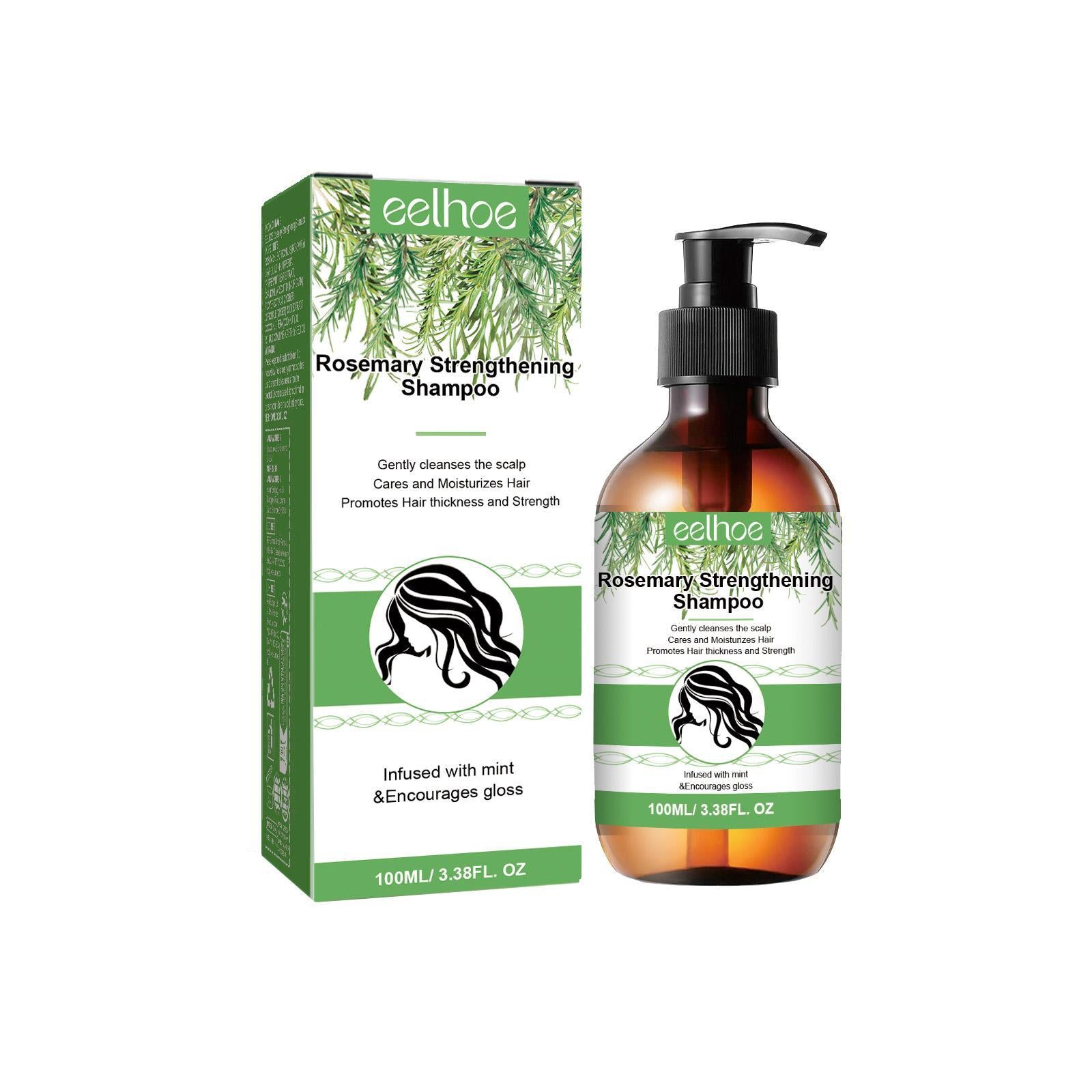 Iluxuan Rosemary Shampoo Deeply Cleanses The Scalp, Moisturizes, Smooths, And Thickens Hair.