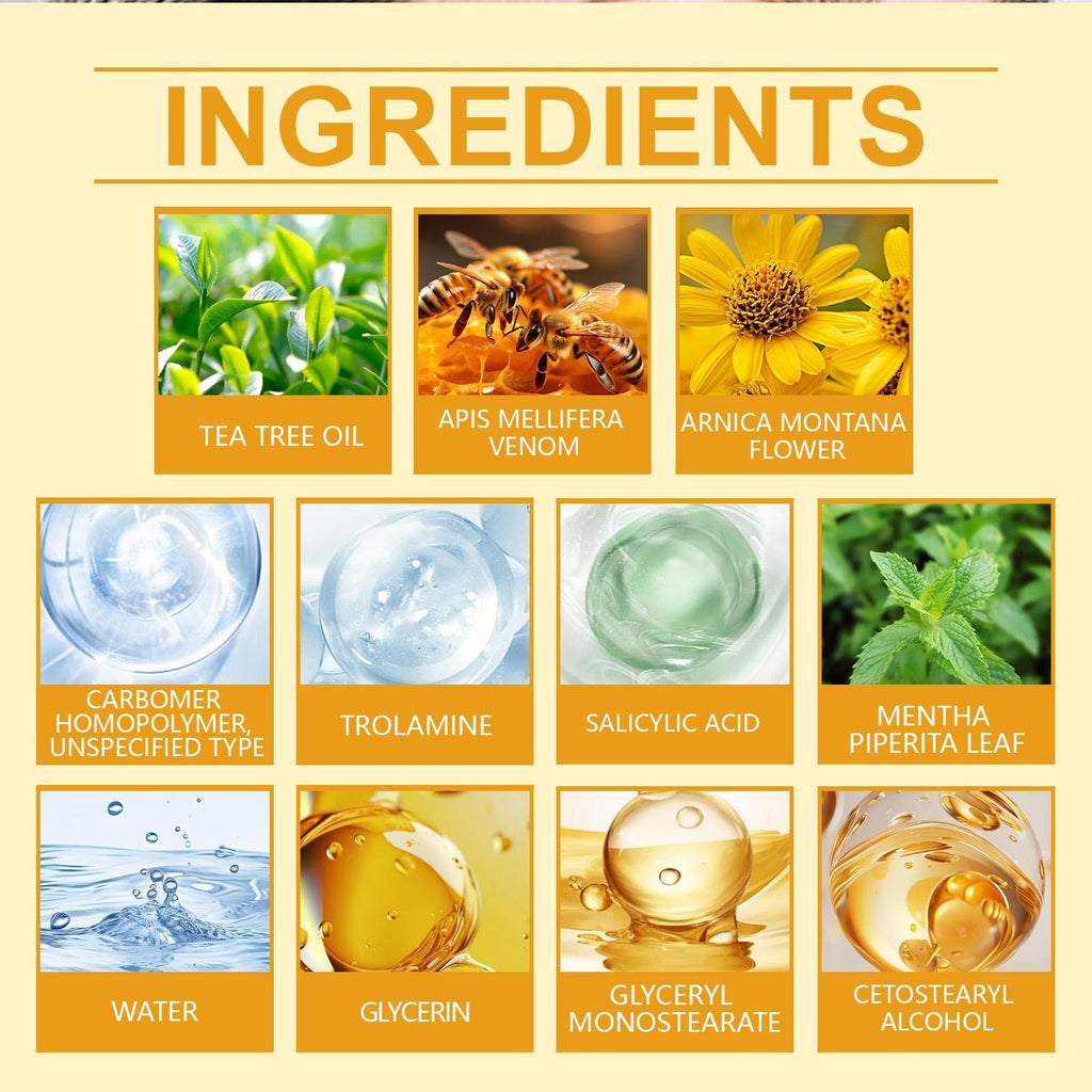 Houkeya Bee  Skin Care Cream Gentle Cleansing, Mole Removal, Moisturizing, Soothing Skin Care Cream