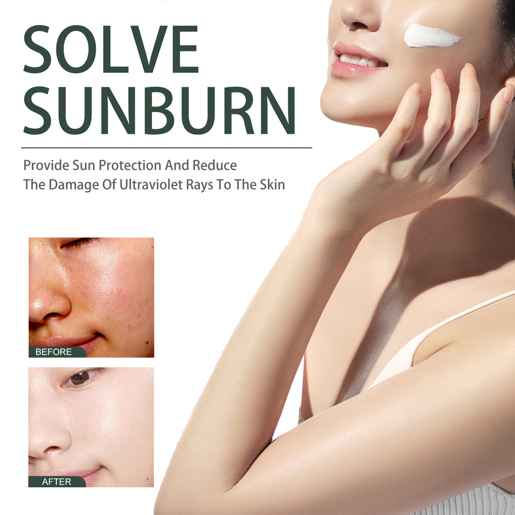 Hoygi Houttuynia Cordata Extractive, Summer Anti-UV Brightening Skin Anti-Dryness Refreshing Breathable Moisturizer